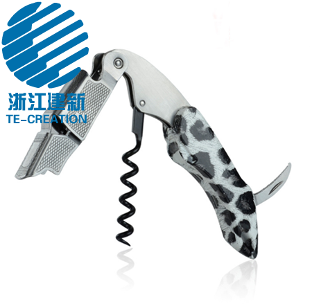 TC-C172C  Stainless Steel and Plastic Waiters Corkscrew ,Colorful