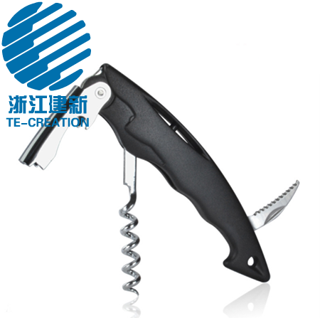 TC-C176  Stainless Steel and Plastic Waiters Corkscrew ,Colorful