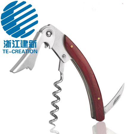 TC-C193  Wood handle  Waiters Corkscrew