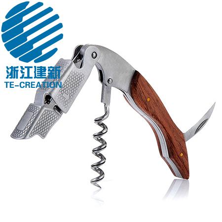 TC-C198  Rosewood Stainless Steel Waiters Corkscrew