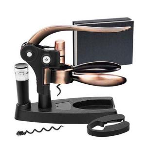 TC-B121  Deluxe Corkscrew set , Gift box with 5-pcs wine accessories