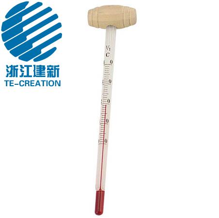 TC-T003 glass Red white wine thermometer vodka usquebaugh thermometer