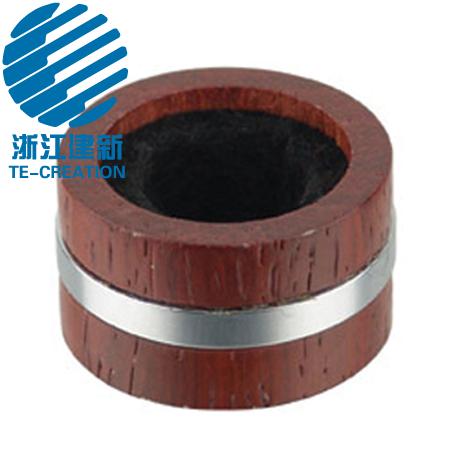 TC-R005 Rose wood red bottle collar ,drip collar,wine drip stop ring