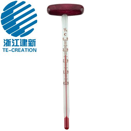 TC-T002 glass Red white wine thermometer vodka usquebaugh thermometer