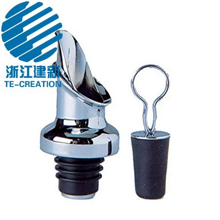 TC-P003  Popular Hot Selling Wine Stopper Metal Wine Pourer