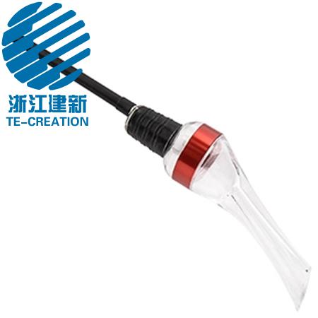 TC-P025  Can Be Custom Logo Acrylic Wine Bottle Aerator
