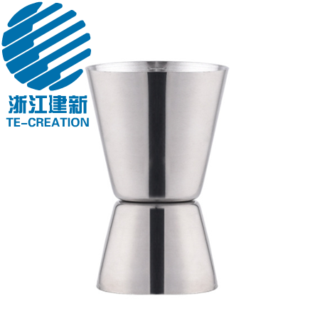 TCO-J18-2     25ml/40ml S/S measure custom bar double cocktail shot jigger