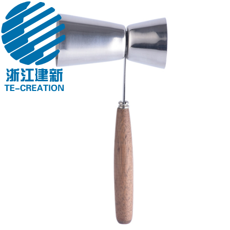 TCO-J11-5   15/30ml double S/S cocktail jigger with handle